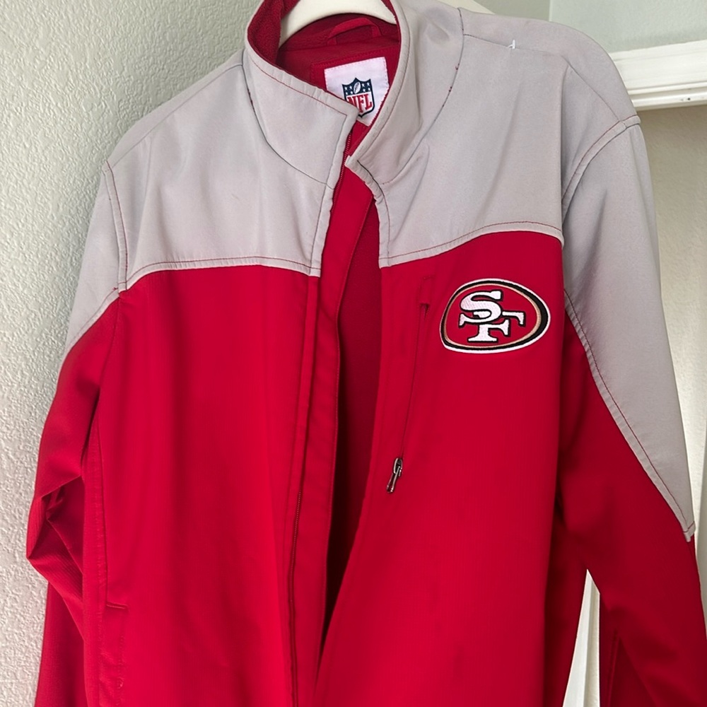 49ers zip-up jacket ❤️💛
